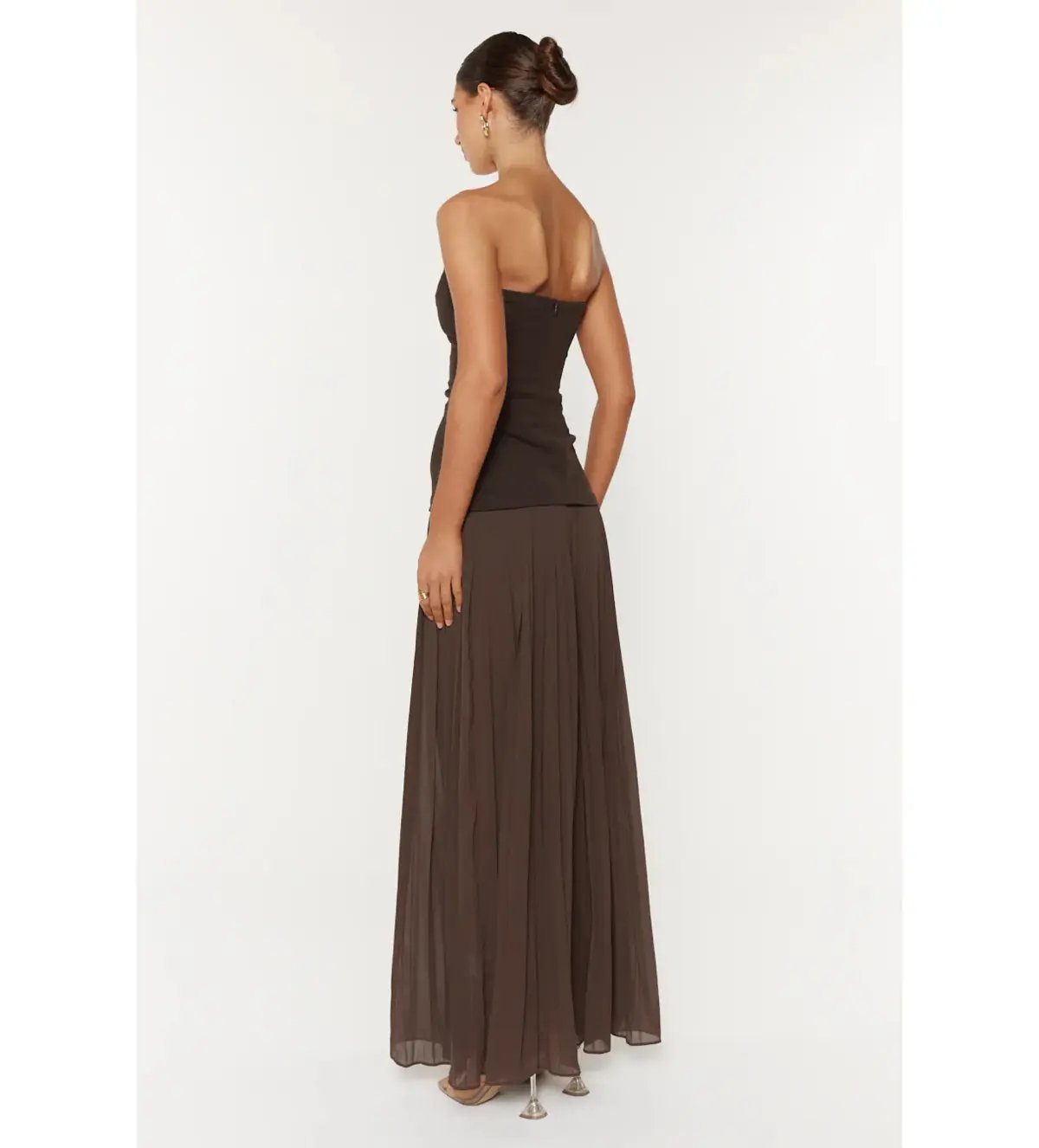 She Is OLLÁ Nicolette Dress Espresso Size S / AU 8 photo 3