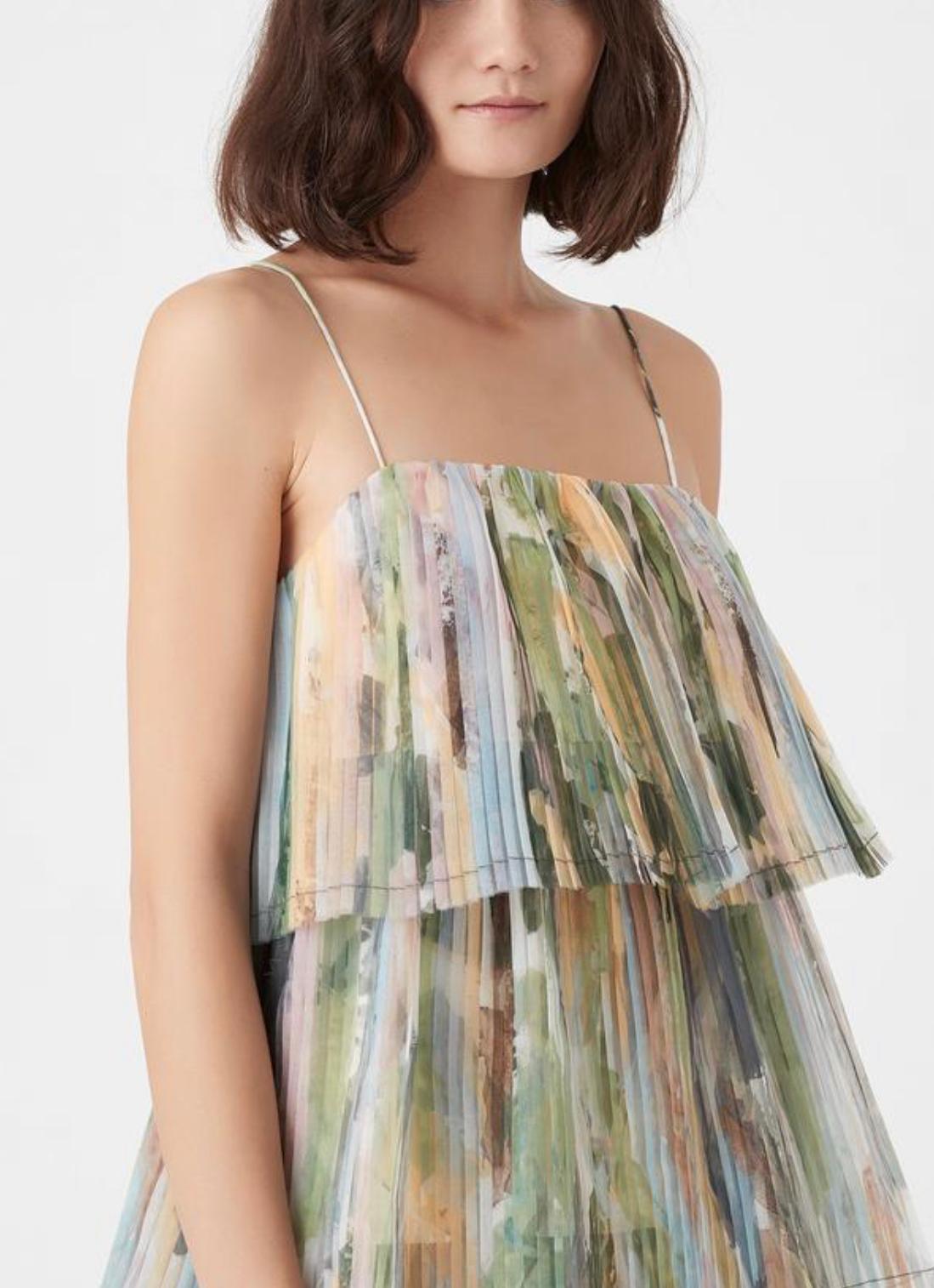 Aje Paperback Sunray Mini Dress Print Size 8 photo 2