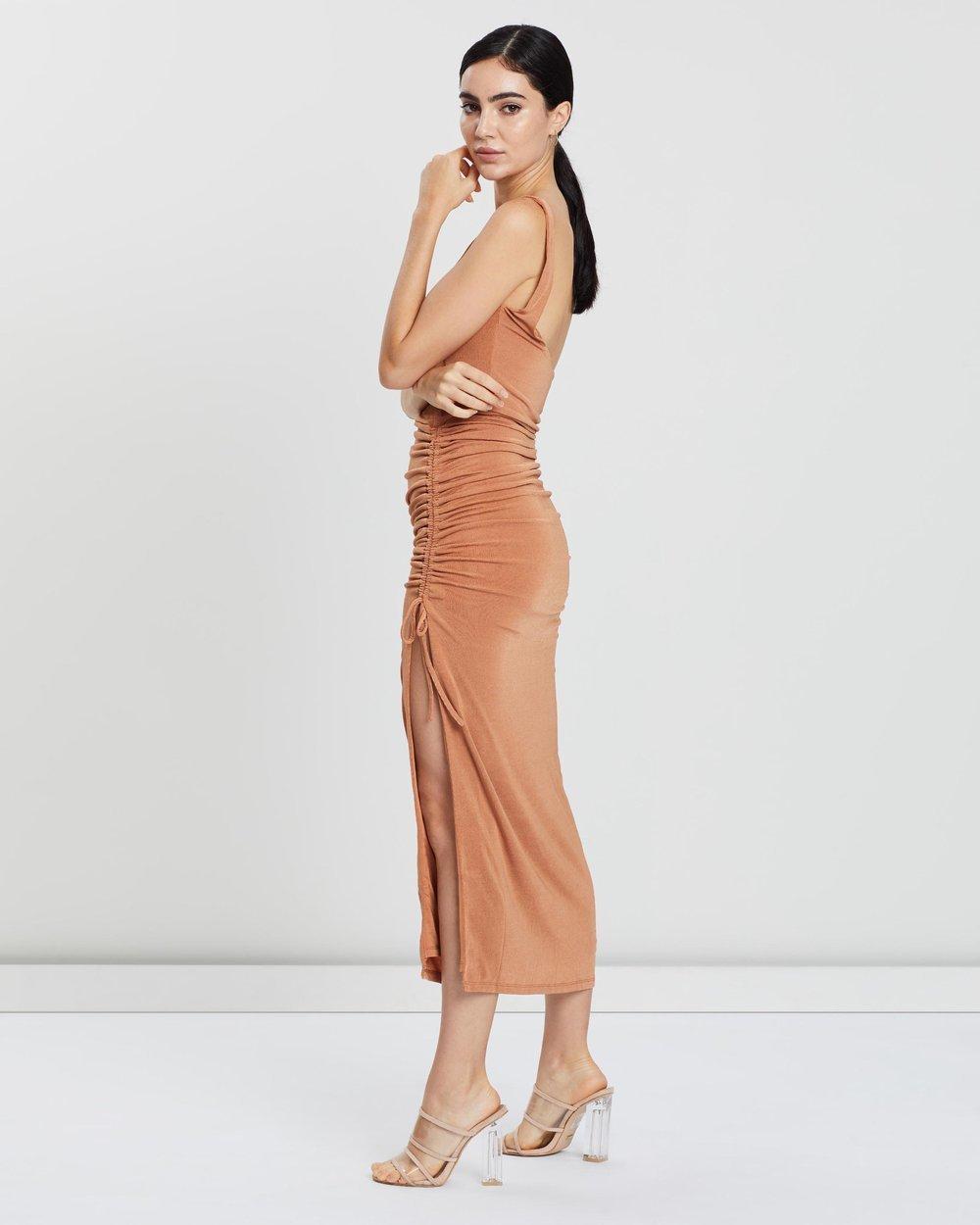 Misha Jacynta Dress Bronze Size 10 photo 4