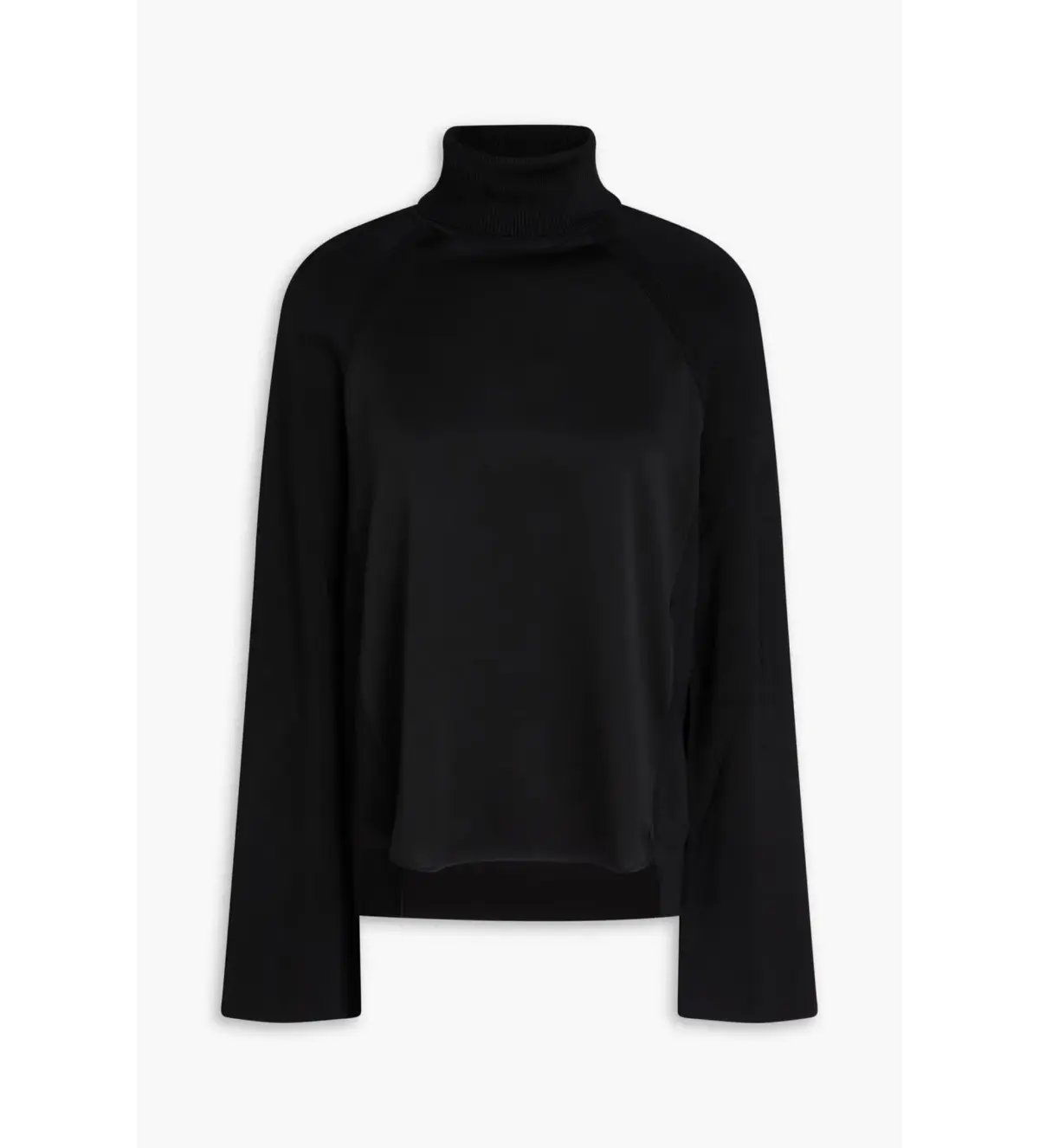 Simkhai Mateo Long Sleeve Turtleneck Top Black Size M/AU 12 photo 4