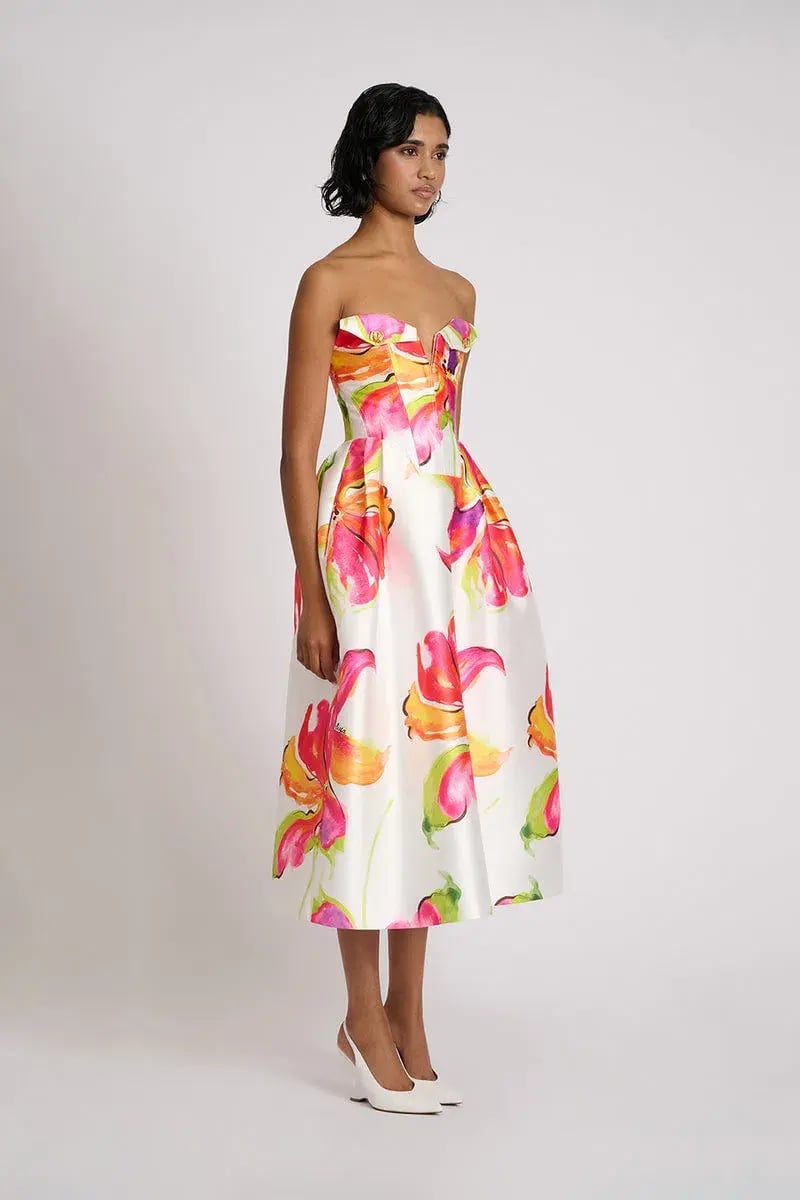 Eliya The Label Elis Midi Dress Floral Size S / AU 8 photo 2