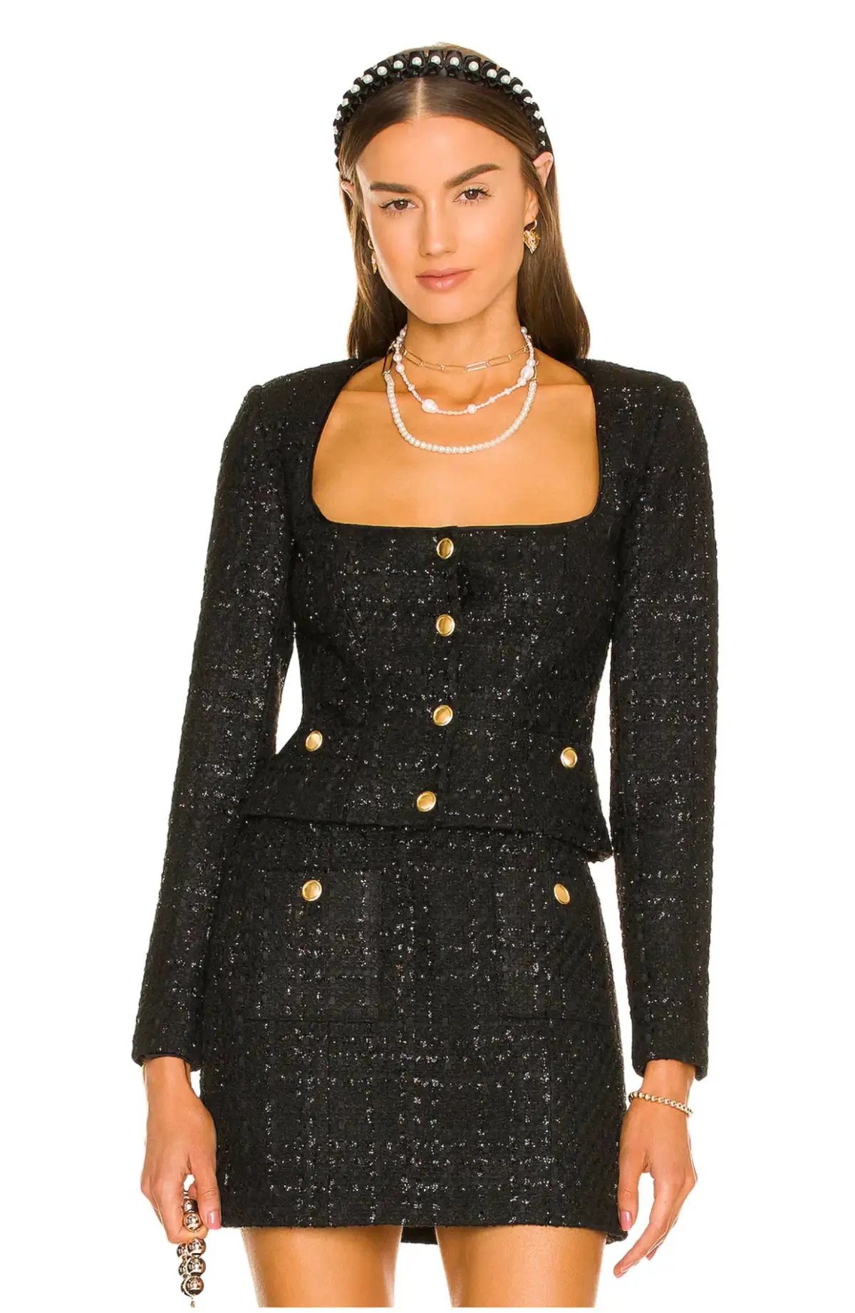 Assignment Bianca Jacket and Dionne Skirt Set Black Size XS / Au 6 photo 2