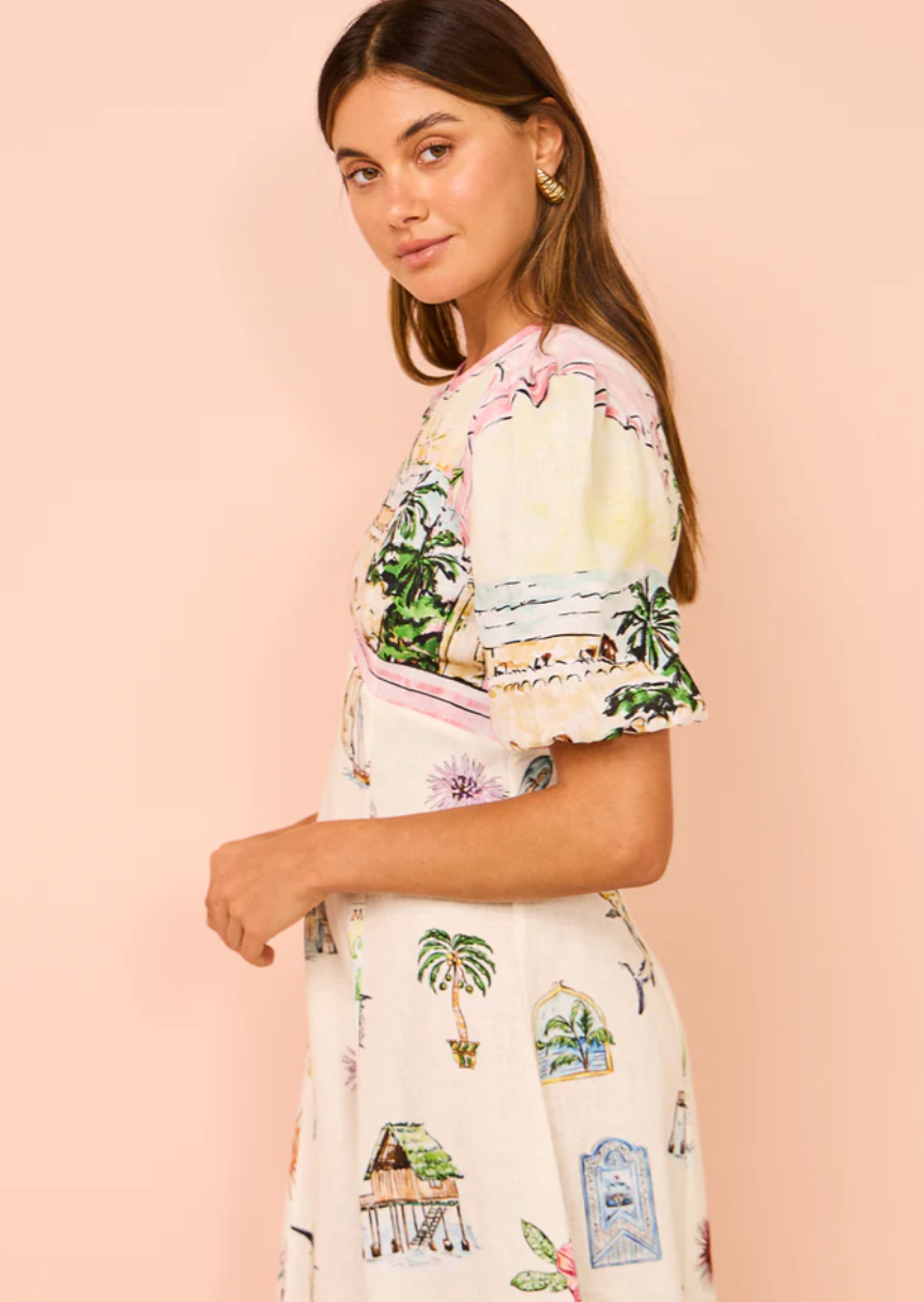 Alemais Sunset Midi Dress photo 3