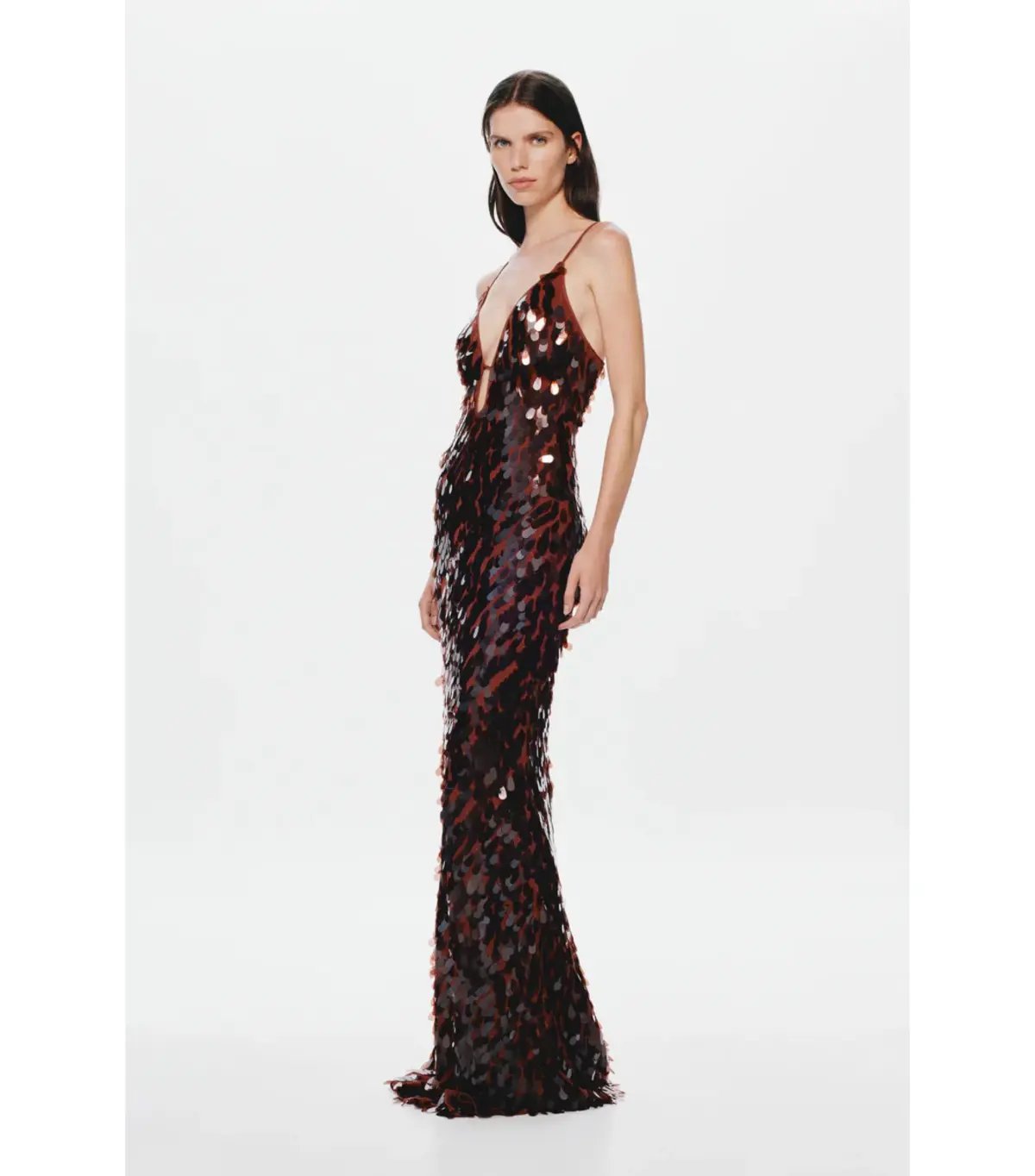 MISHA The Sapphire Sequin Dress Fig Size 6/XS photo 3