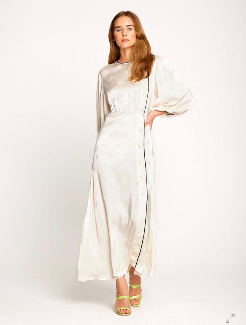 Alice McCall Hotel Lobby Midi Dress, cream in size 6 photo 2