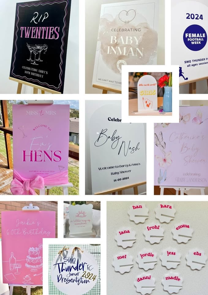 Event signs + hire items ✨ photo 3