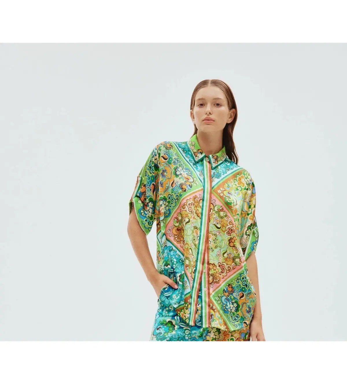 Alemais Dreamer Shirt Multi Print Size AU 6 photo 2