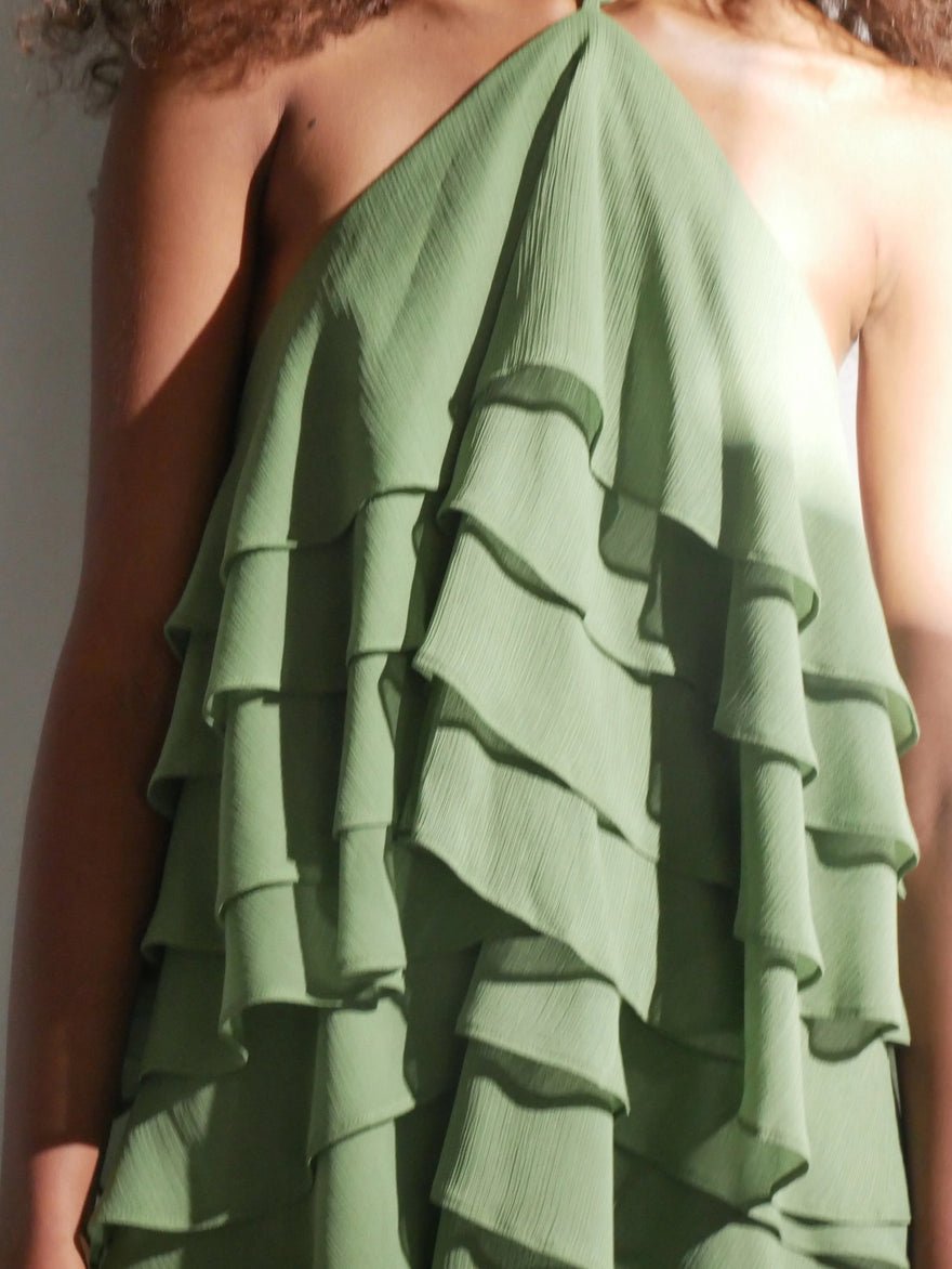 Third Form Gaia Tiered Maxi Dress - Juniper photo 4