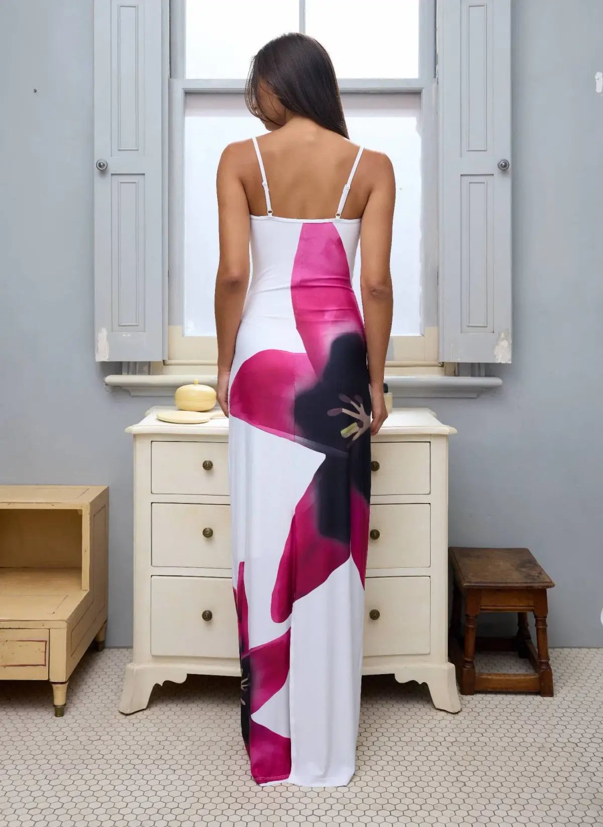 With Harper Lu Pearl Lily Slip Maxi Dress Floral Size S / AU 8 photo 2
