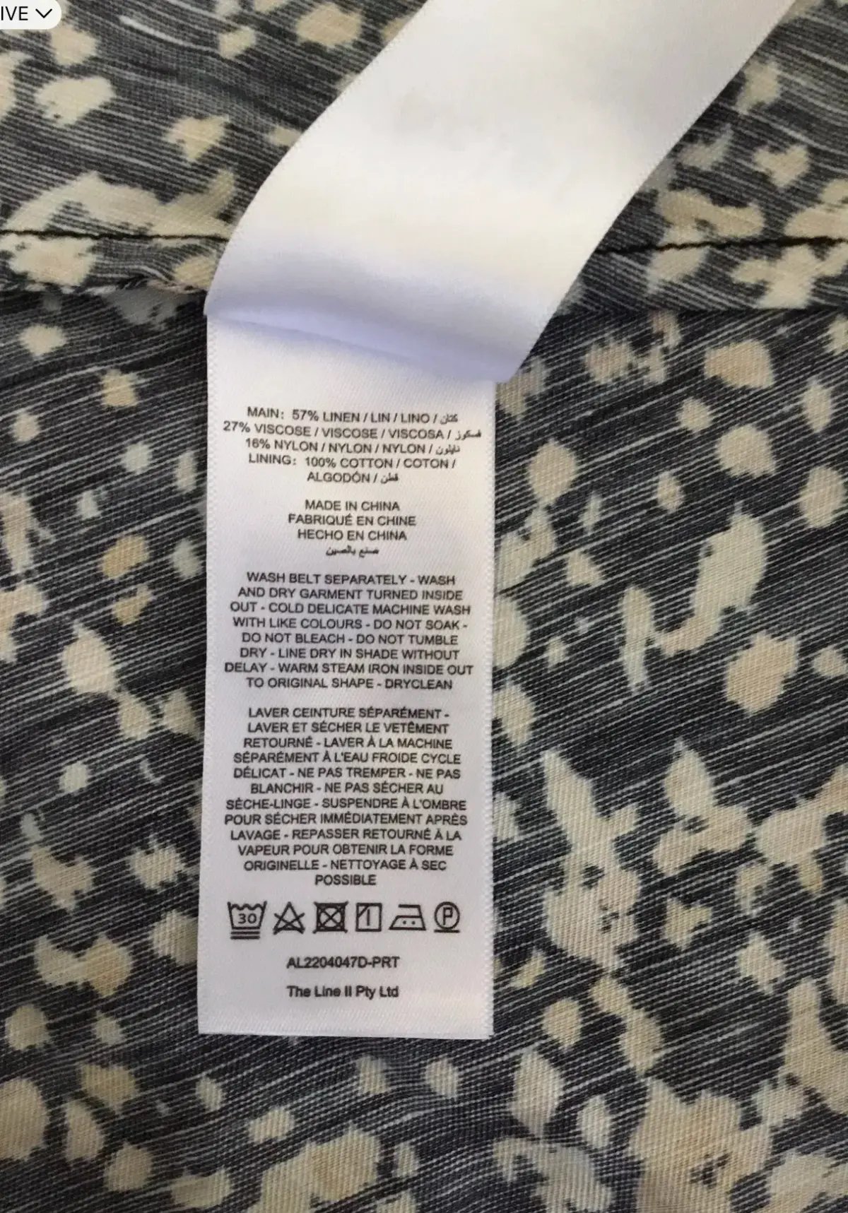 Acler Warner Wild Spot Print Maxi Dress photo 10