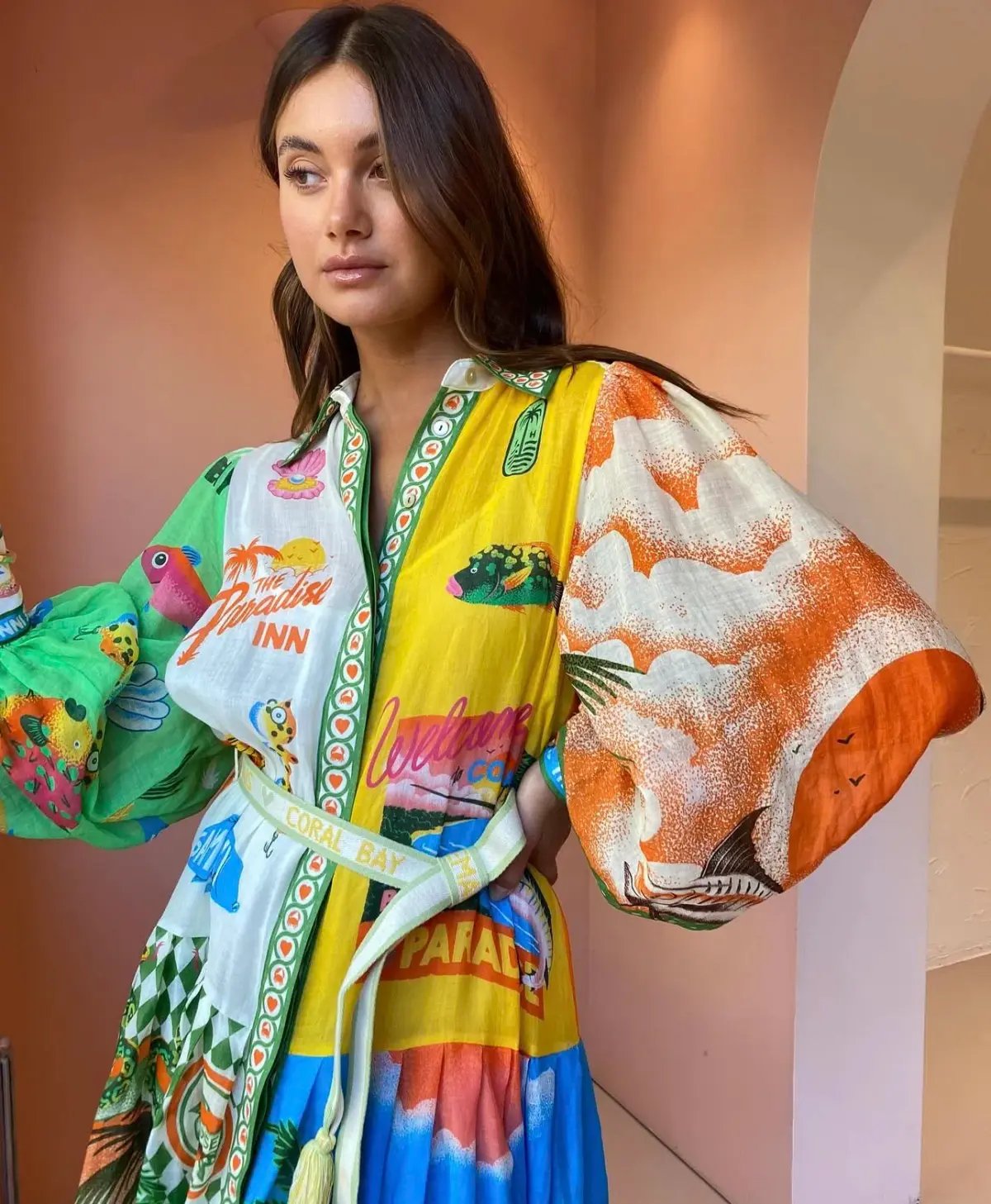 Alemais Paradiso Shirtdress Size AU 10 photo 3