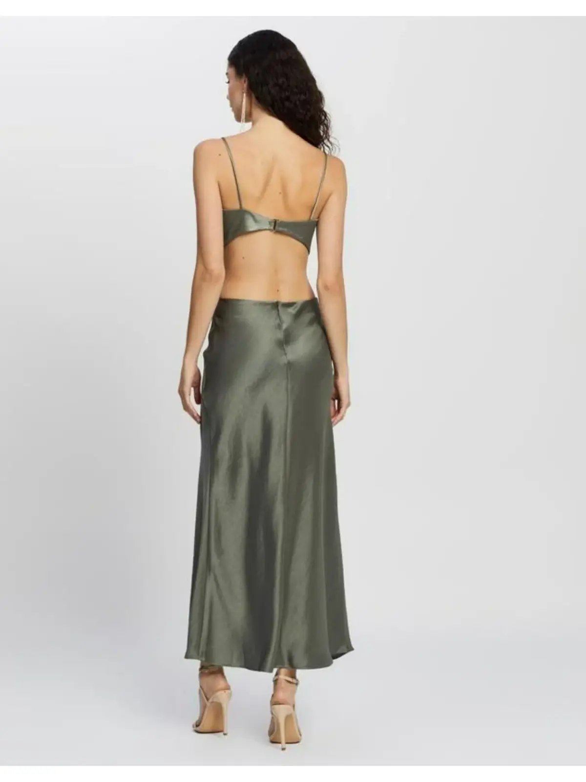Bec & Bridge Alegra Midi Dress Green Size AU 6 photo 2