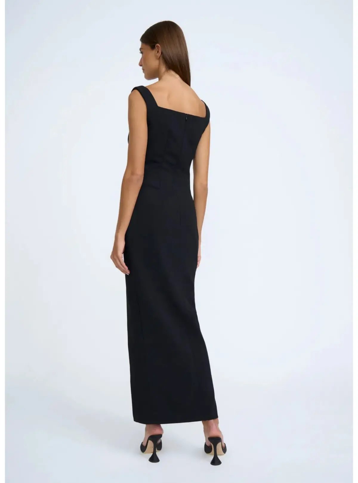 By Johnny Femmina Diamond Pipe Midi Dress Black Size AU 12 photo 2