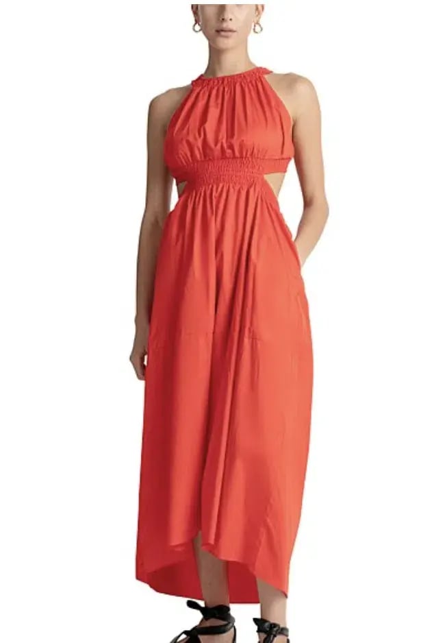 Camilla and Marc Pollina Midi Dress Red Size 10 photo 4