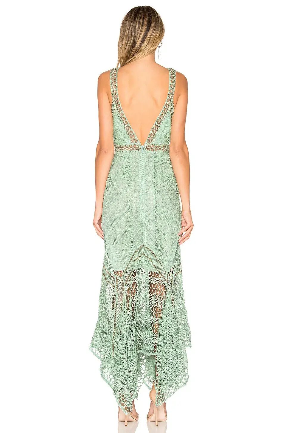 Thurley Olympia Midi Dress Peppermint Size 10 photo 2