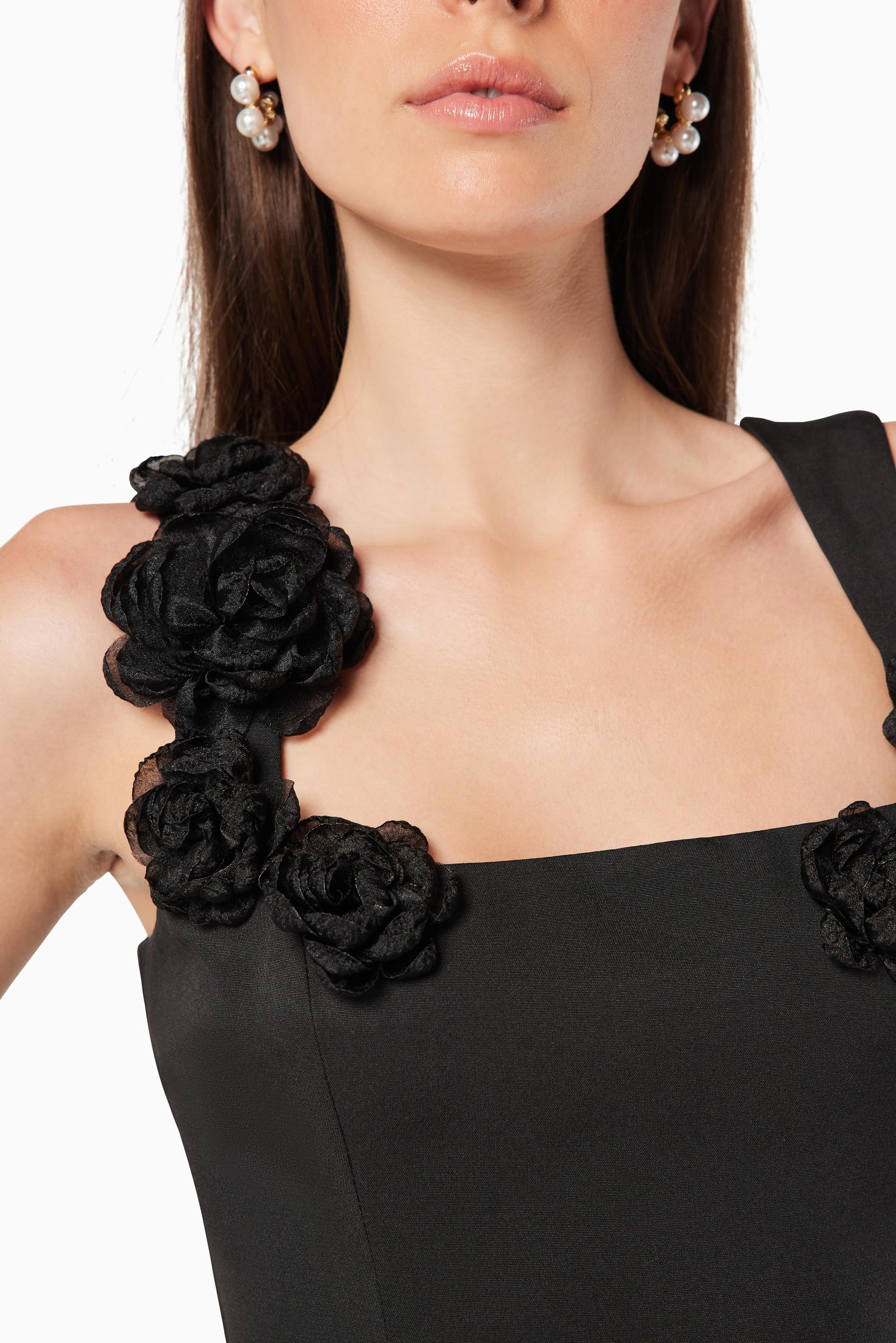 ELLIATT TROMPE DRESS - BLACK photo 4