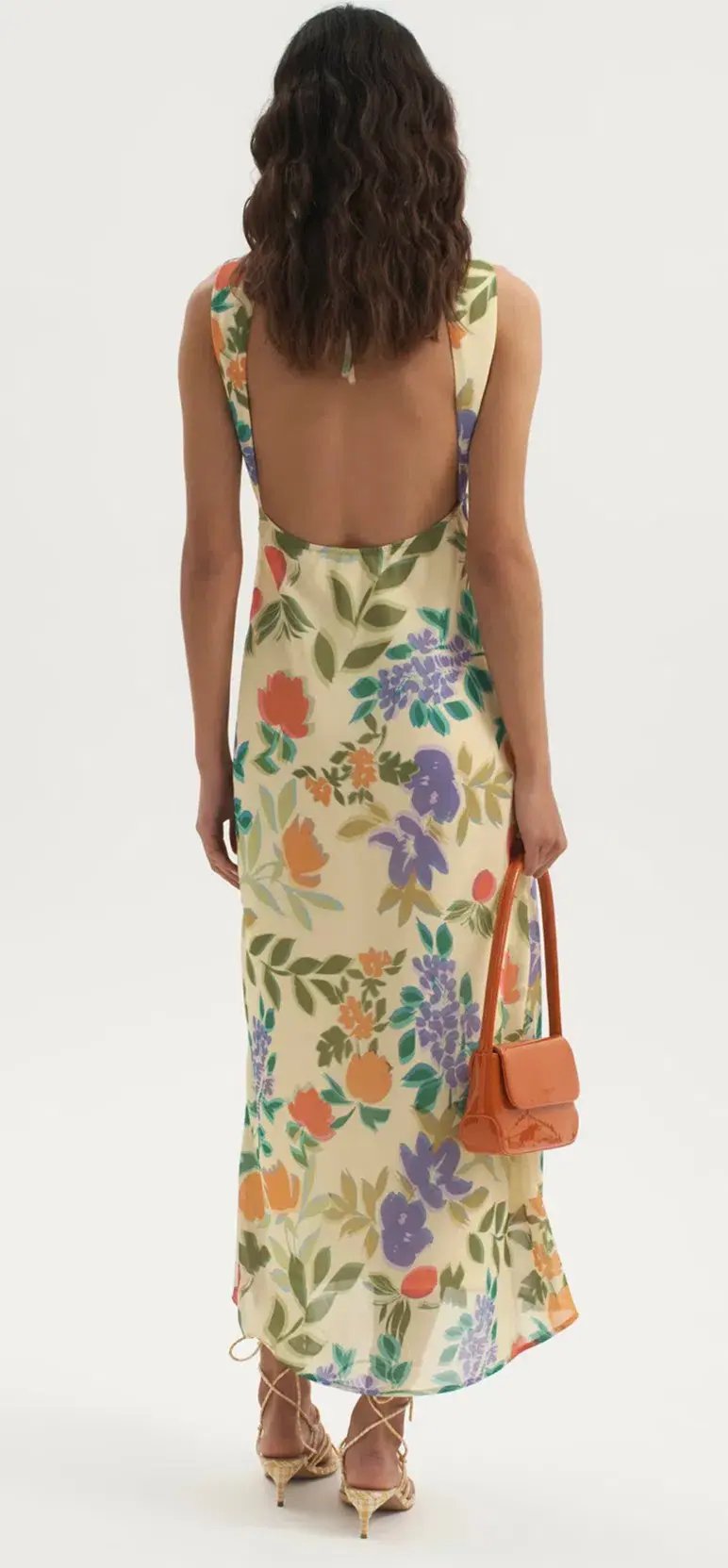 Backless Fuchsia Maxi Dress Size S photo 10