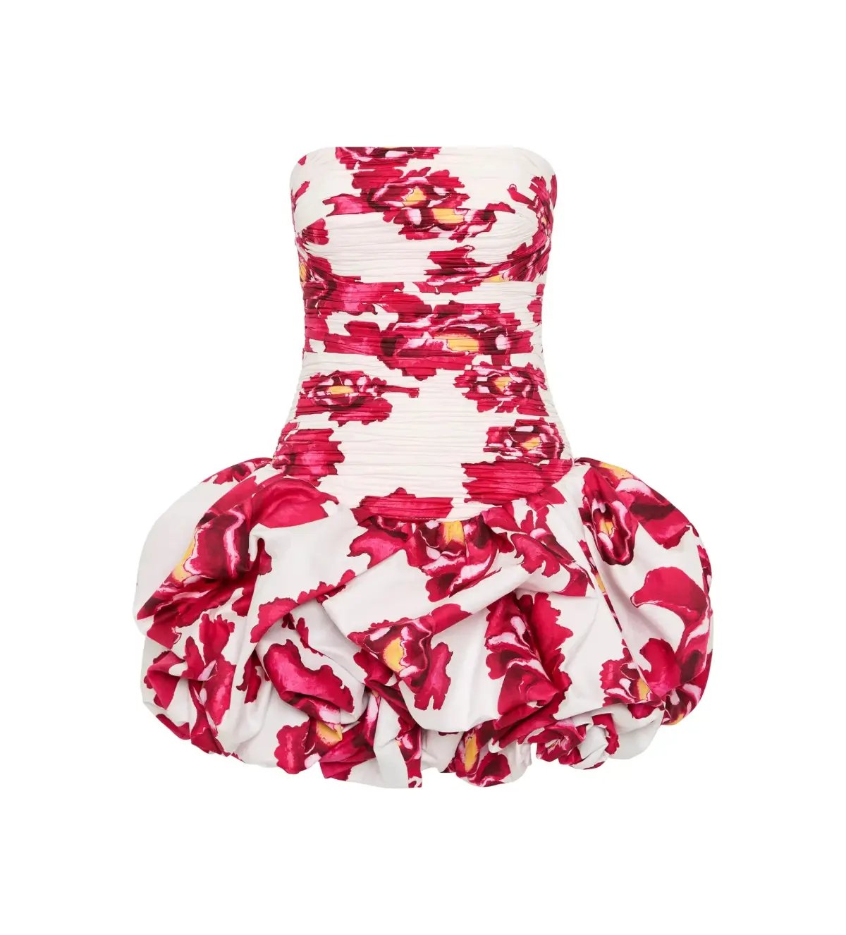 Aje Violette Bubble Hem Mini Dress in Boldly Blooming Size 10 photo 5