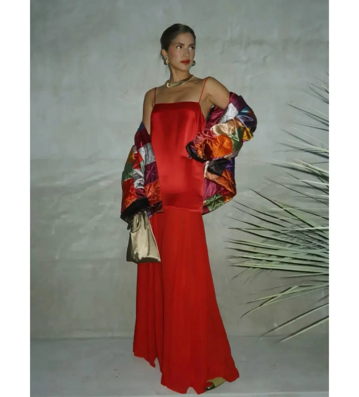 Shona Joy Moraya Dropped Waist Dress Chilli Red Size AU 10 photo 5