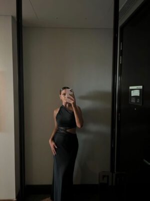 Misha Collection Jillian Lace Gown photo 2