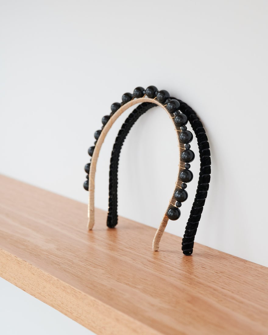 A'el Este Aria Headband - Black photo 2
