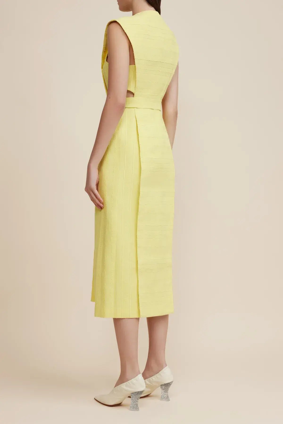 Acler Shefford Dress Yellow Size 8 photo 3