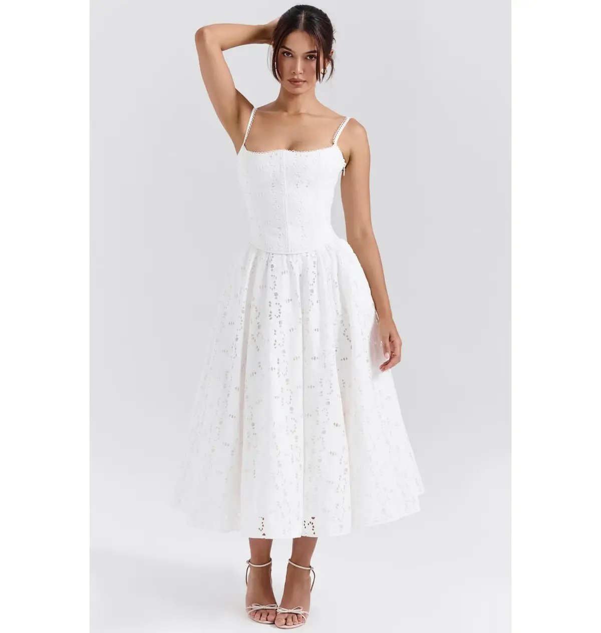 House Of Cb Lorina Corset Top And Francine Skirt White Size S / AU 6 photo 3