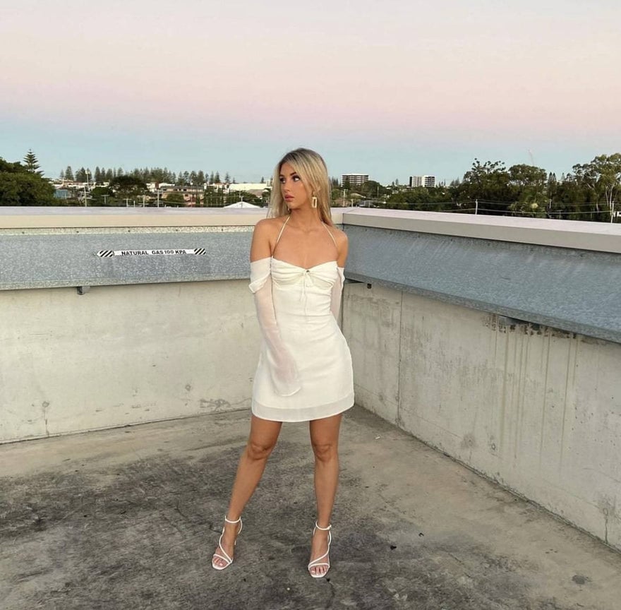 House of CB Babydoll Dress in White photo 2