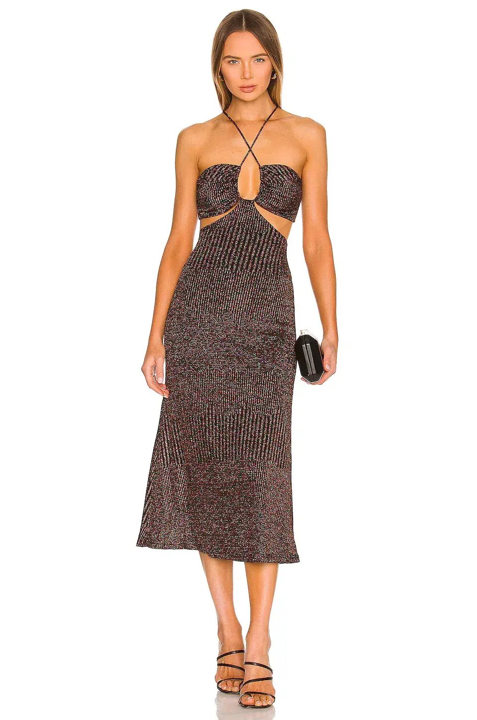 Natalie Rolt Elodie  Mini Silk Brown Size 6 photo 22