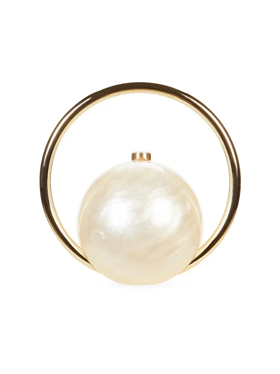 CULT GAIA Mina Top Handle Bag Pearl/Gold photo 3