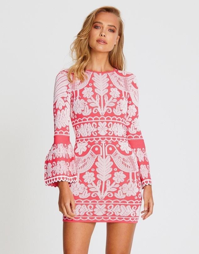 Alice Mccall La Javanaise Mini Dress Lipstick Size 10 photo 2