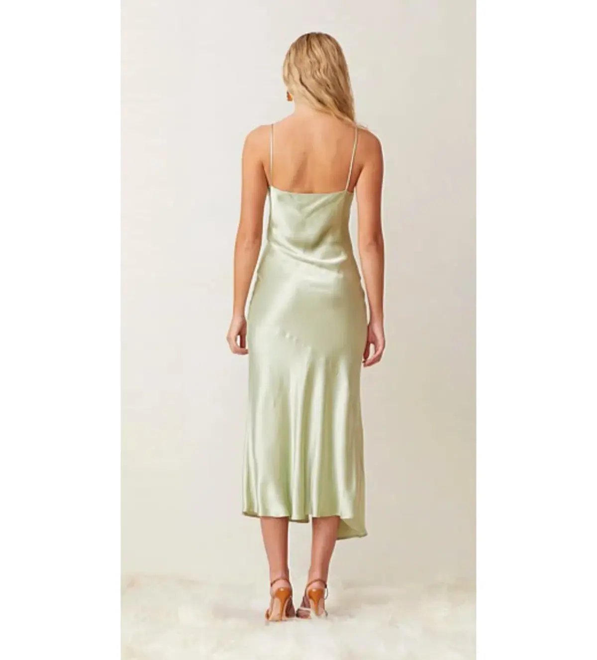 Bec & Bridge Crest Slip Midi Dress Peppermint Size 10 photo 3