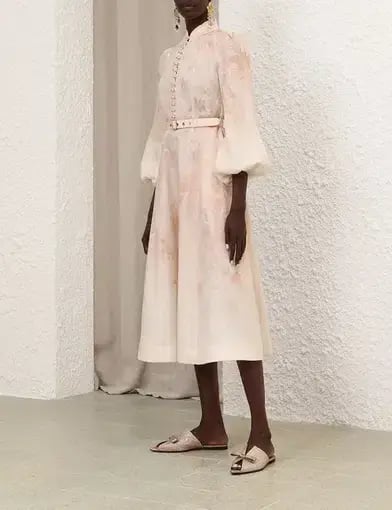 Zimmermann Crush Buttoned Midi Dress Size 4/AU16 photo 5