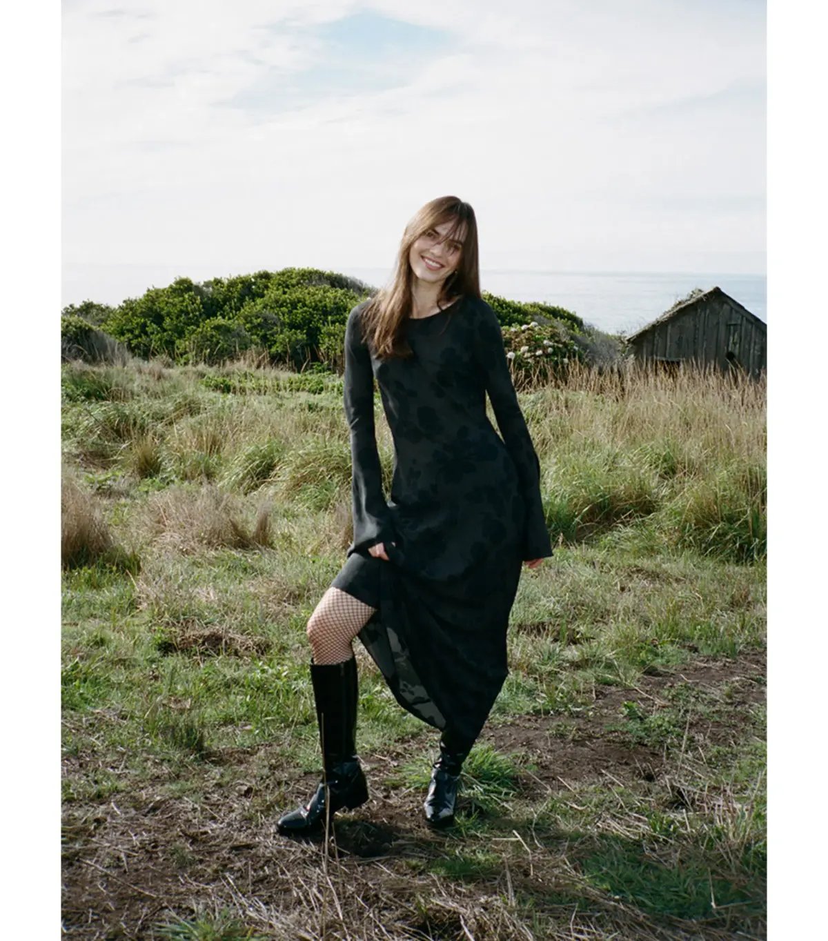 Realisation Gia Dress in Midnight Rose Size AU 10 photo 4
