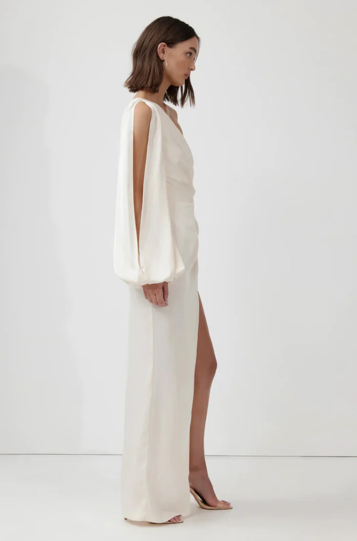 Lexi Bloom Dress | Oyster photo 4