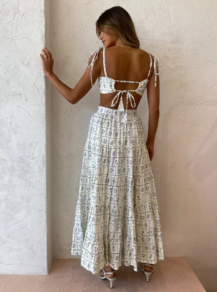 Palm Noosa Happy Hour Crop and Skirt Set Print Size 8 photo 2