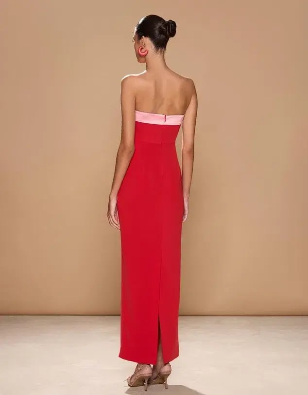 Sonya Moda Ivrea Ribbon Maxi Dress Lola Red Size XS/AU 6 photo 3