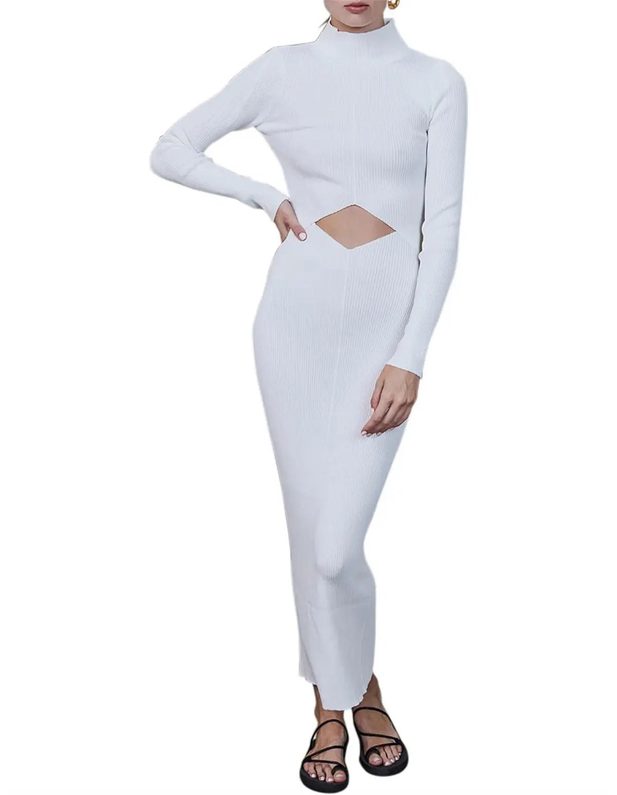 Bec & Bridge Lillian Midi Dress Ivory Size 6 photo 3