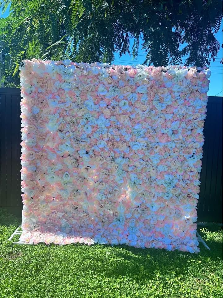 Beautiful flower wall hire! Multiple colours to choose from photo 2