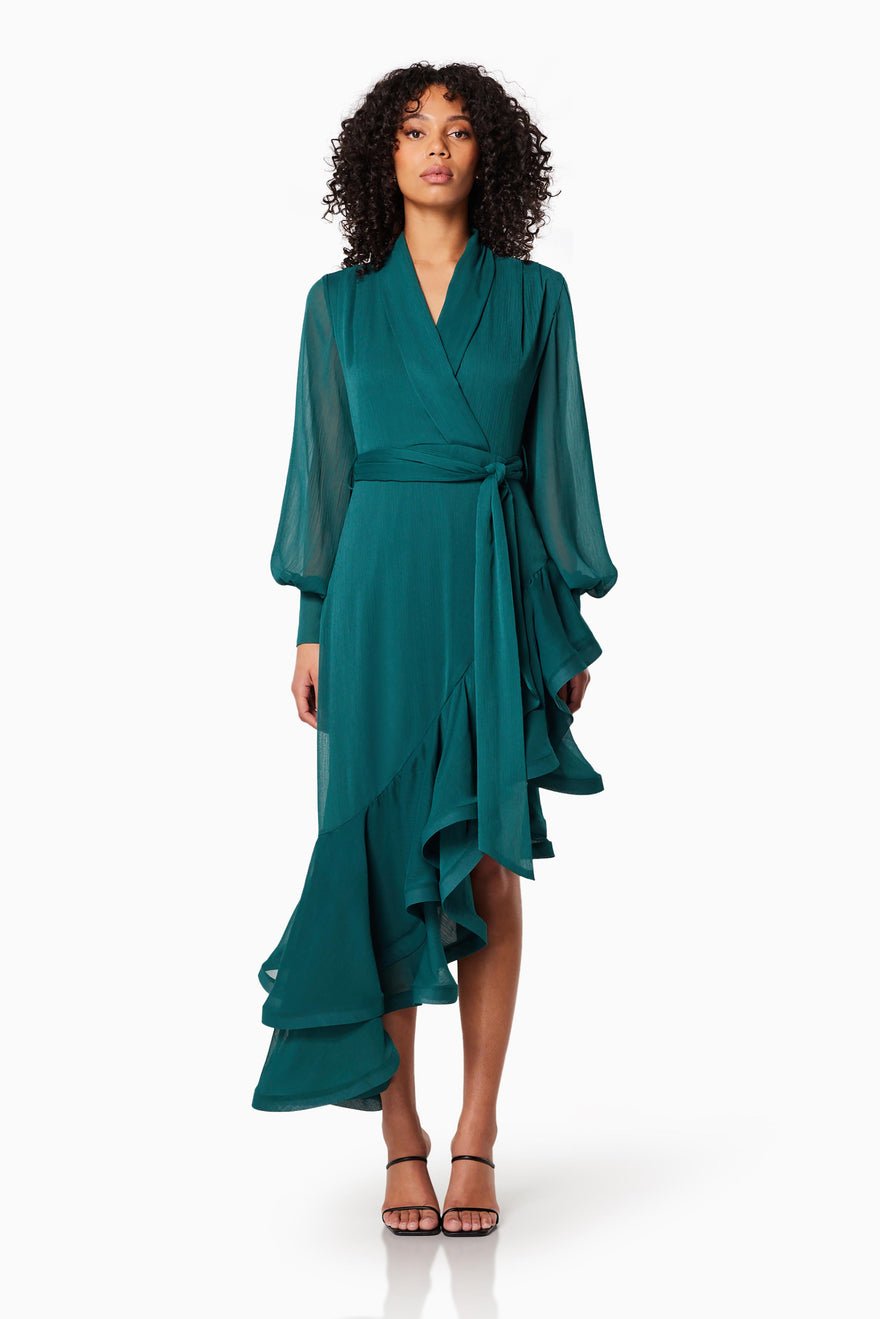 Elliatt Genevieve Dress - Forest Green photo 2