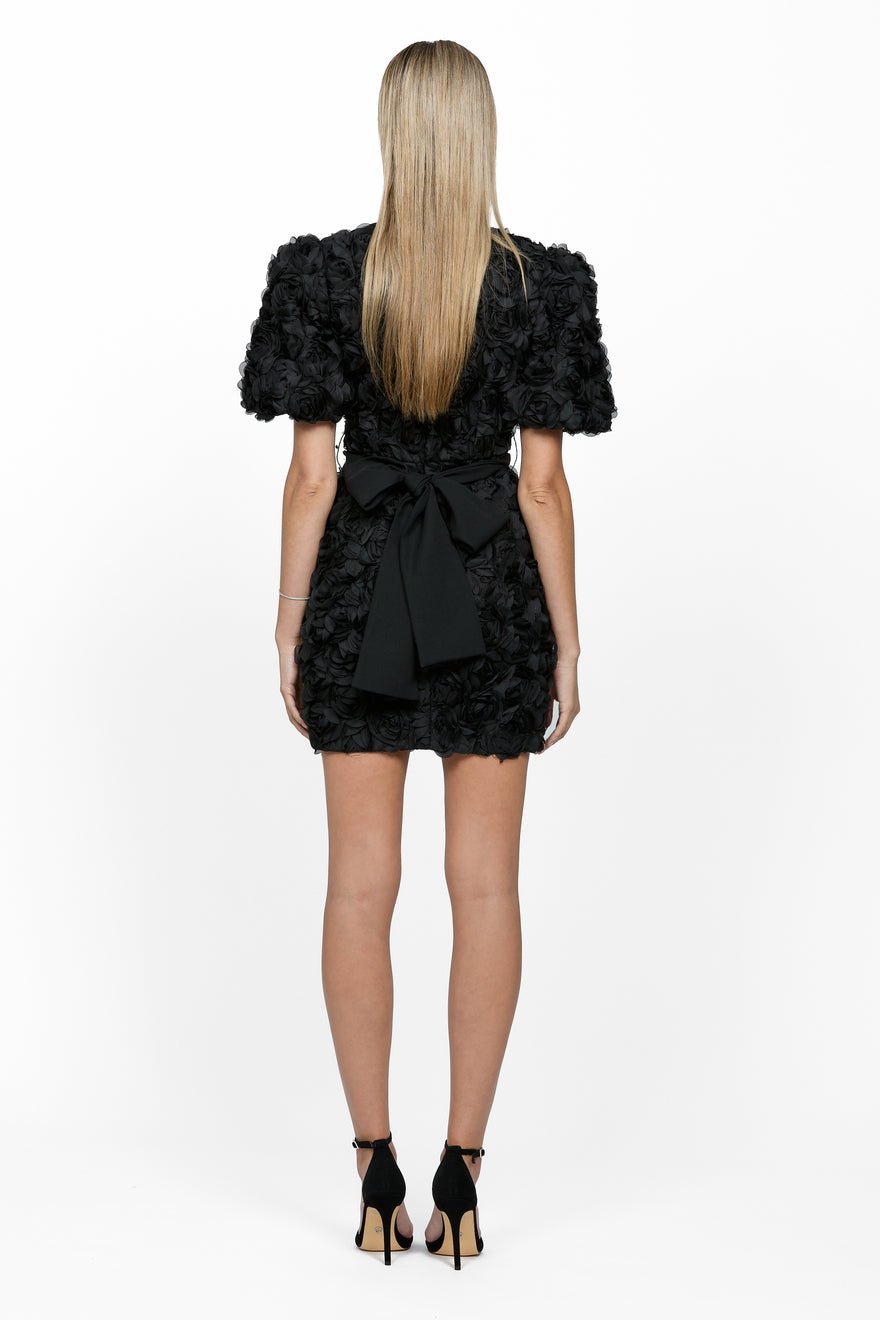 Bariano Gwendolyn short puff sleeve mini dress photo 3
