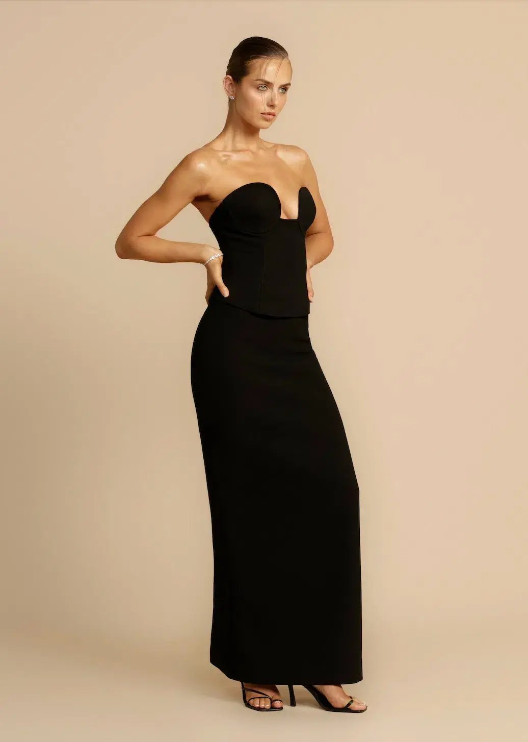 Arcina Ori Frida Bustier and Sloan Skirt Set Black Size S / AU 8 photo 5