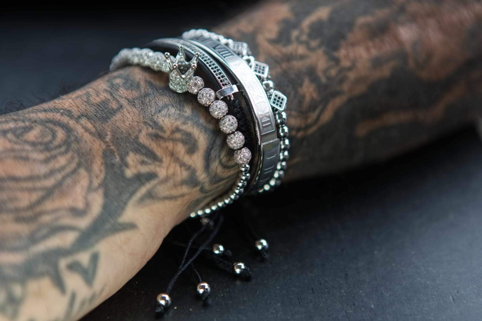 F With The King Bracelet - Silver photo 4