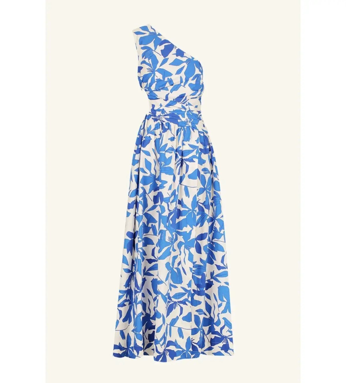 Shona Joy Bleue Asymmetrical Cut Out Maxi Dress Size AU 8 photo 5