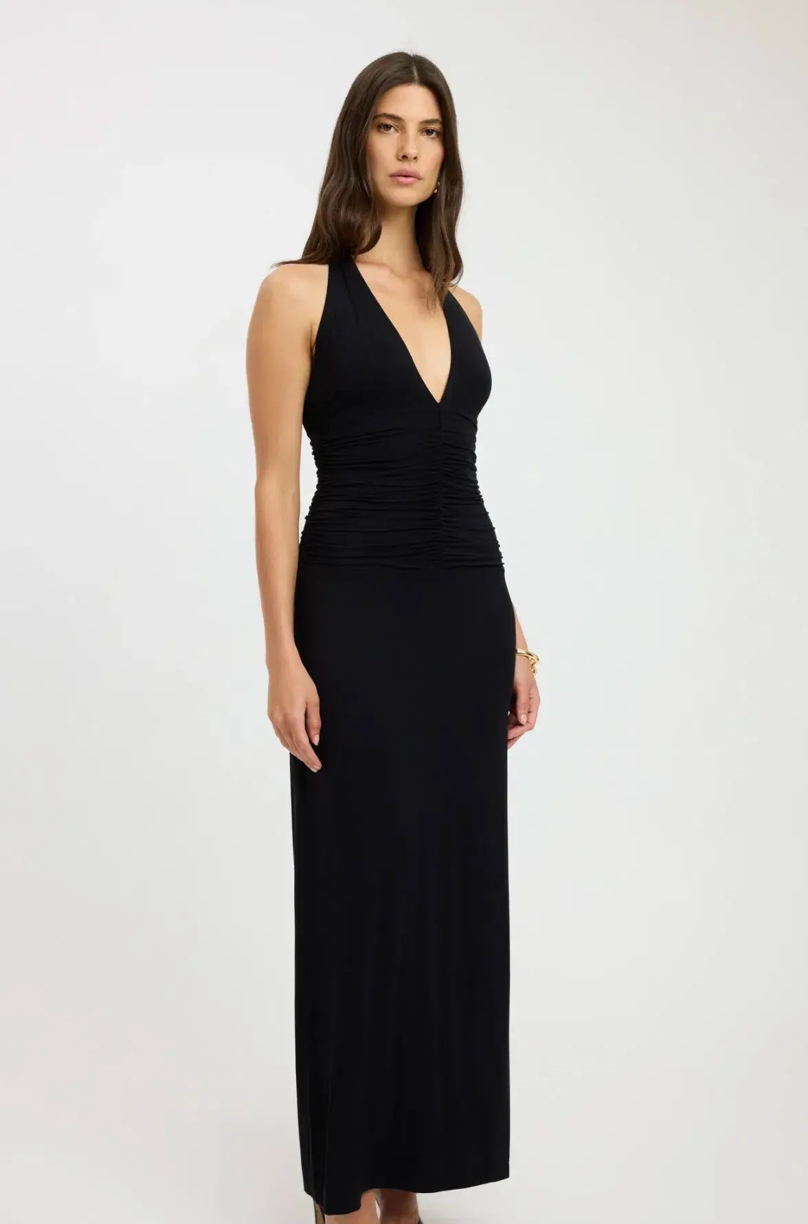 Kookai Brooklyn Maxi Dress Black Size 6 photo 2