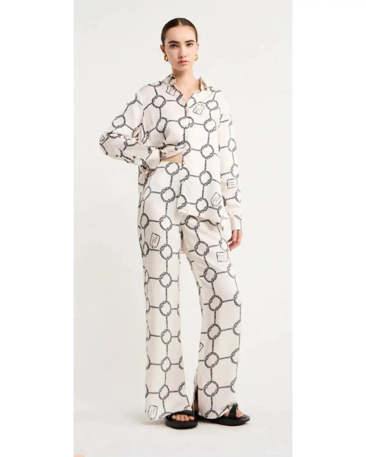 Roame Ria Pant In Nautique Print Size 1 / AU 8 photo 2