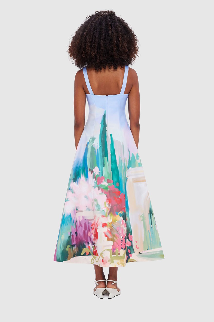 Leo Lin Odette Midi Dress - Jardin Print photo 3