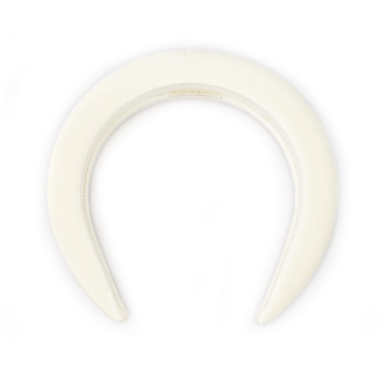 Max Mara Satin White Headband photo 3