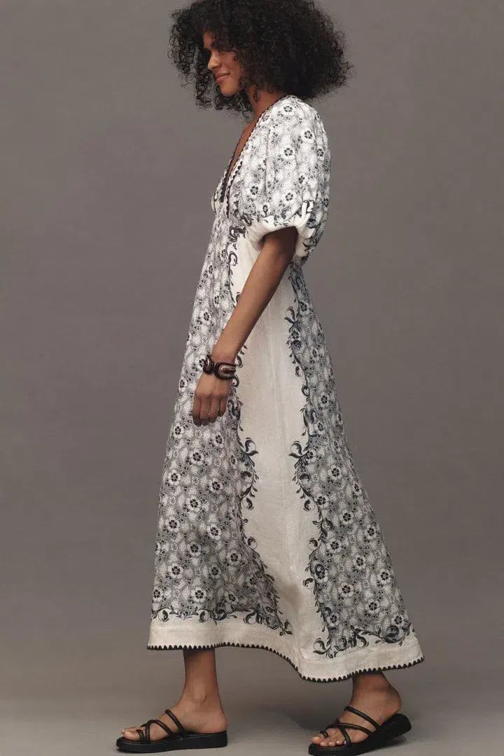 Alemais Airlie Midi Dress Floral Size 14 photo 2