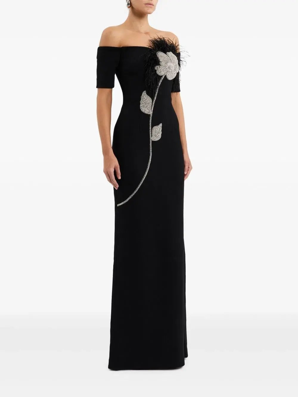 Rebecca Vallance Starlight Gown in Black Size AU 8 photo 3